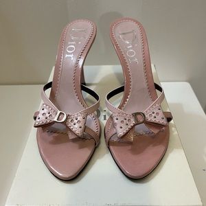 Dior D Trick Mule Sandals - Size 38